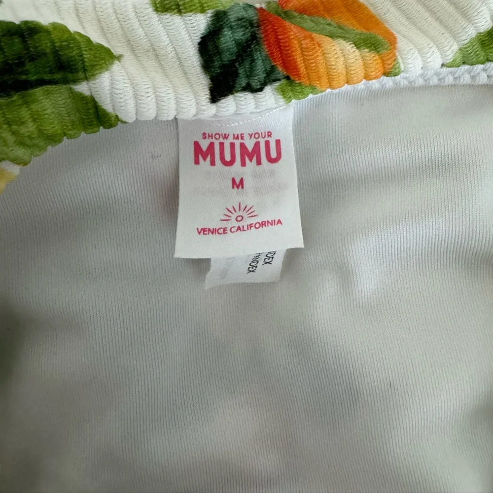 Show Me Your MuMu Yellow Lemon Print Ruffle Bikini Set - Picture 13 of 15